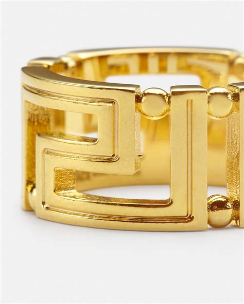 versace greca ring|versace ring size.